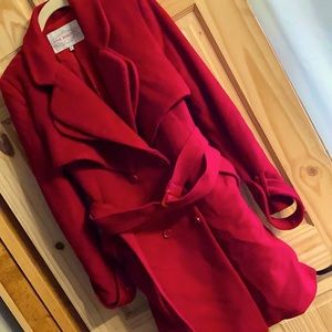 Red Wool Coat